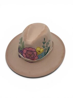 🌺 Women’s Floral Tan Cowgirl Hat🌺